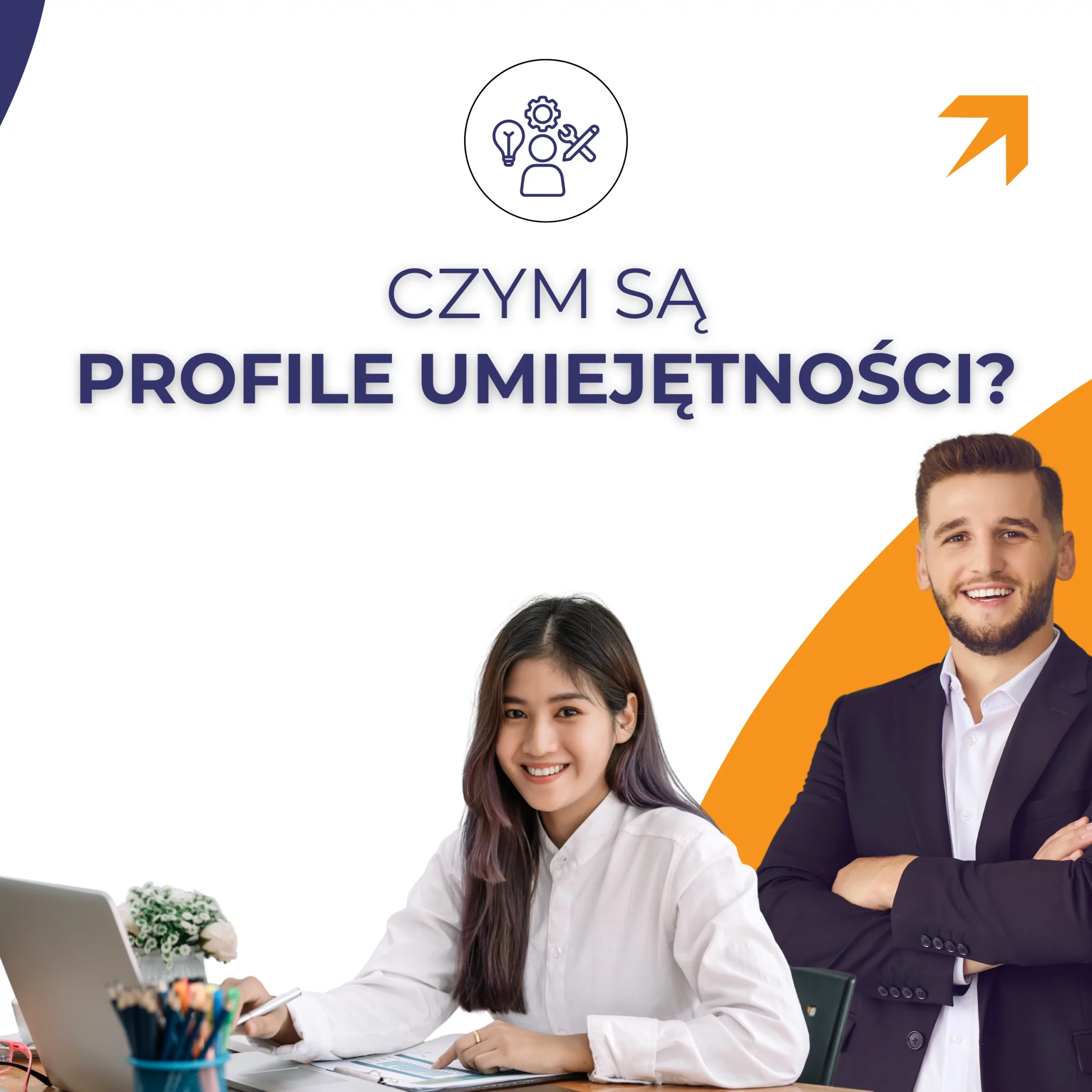Grafika z pytaniem czym są profile umiejętności