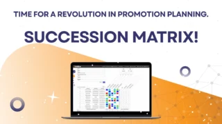 Succession matrix on laptop screen